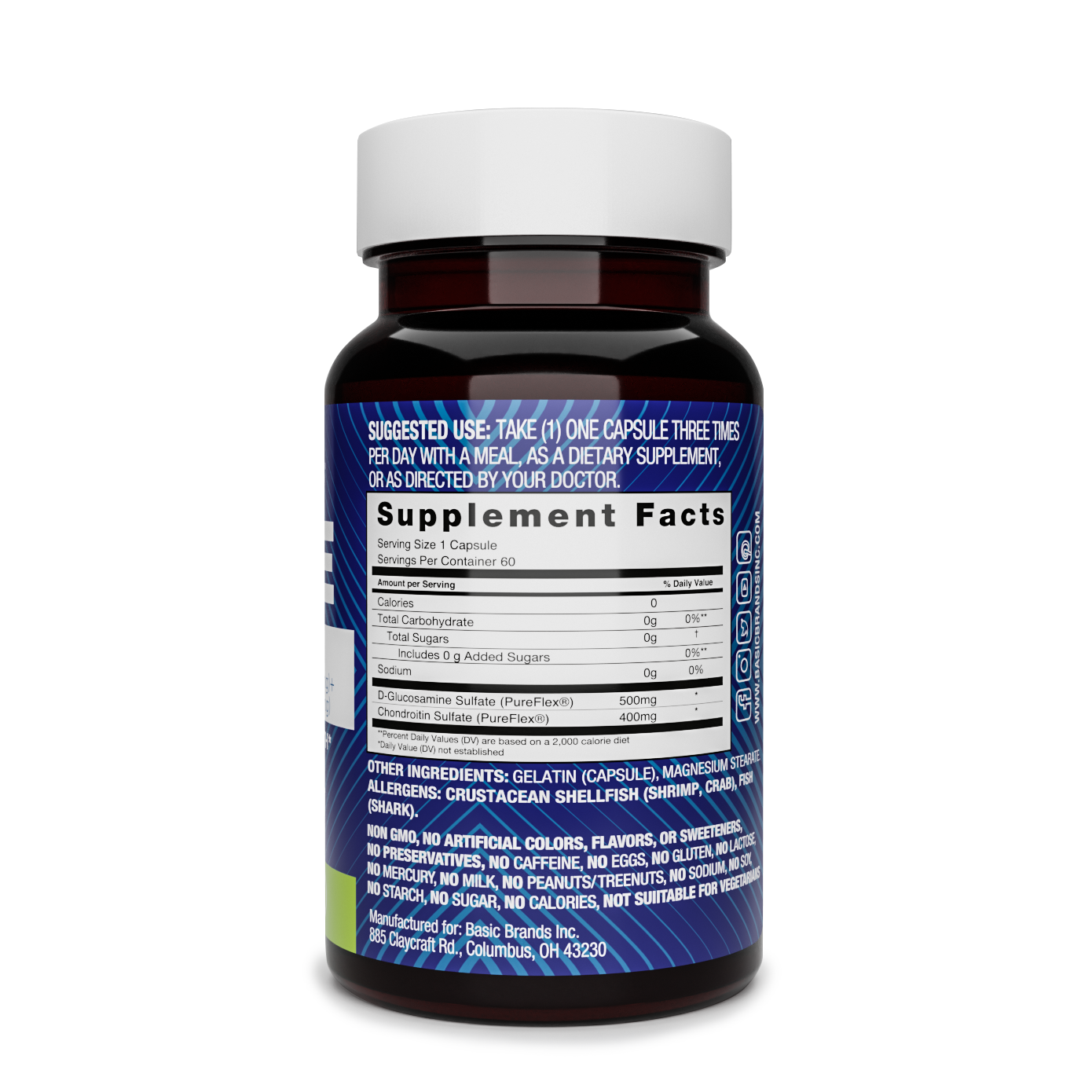 Basic Health Brands® Move Pureflex Glucosamine Chondroitin