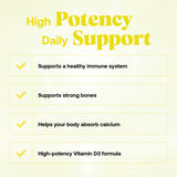 Basic Health Brands® Happy Sunshine Vitamin D3, 5000 IU, 240-Count