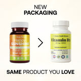 Basic Health Brands® Happy Sunshine Vitamin D3, 2000 IU