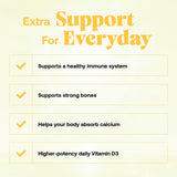 Basic Health Brands® Happy Sunshine Vitamin D3, 2000 IU