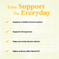 Basic Health Brands® Happy Sunshine Vitamin D3, 2000 IU