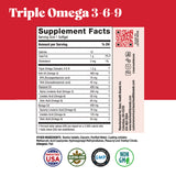 Basic Health Brands® Triple Omega 3-6-9 Fish, Flaxseed & Borage Oil