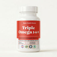 Basic Health Brands® Triple Omega 3-6-9 Fish, Flaxseed & Borage Oil