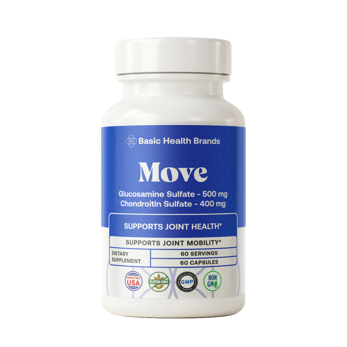 Basic Health Brands® Move Pureflex Glucosamine Chondroitin