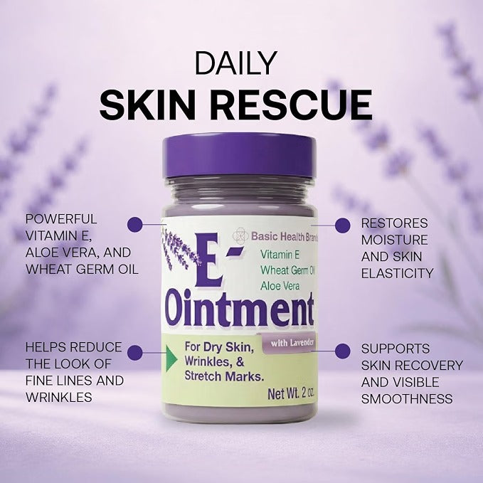 Basic Health Brands® Vitamin E Ointment, Lavender, 2-Pack