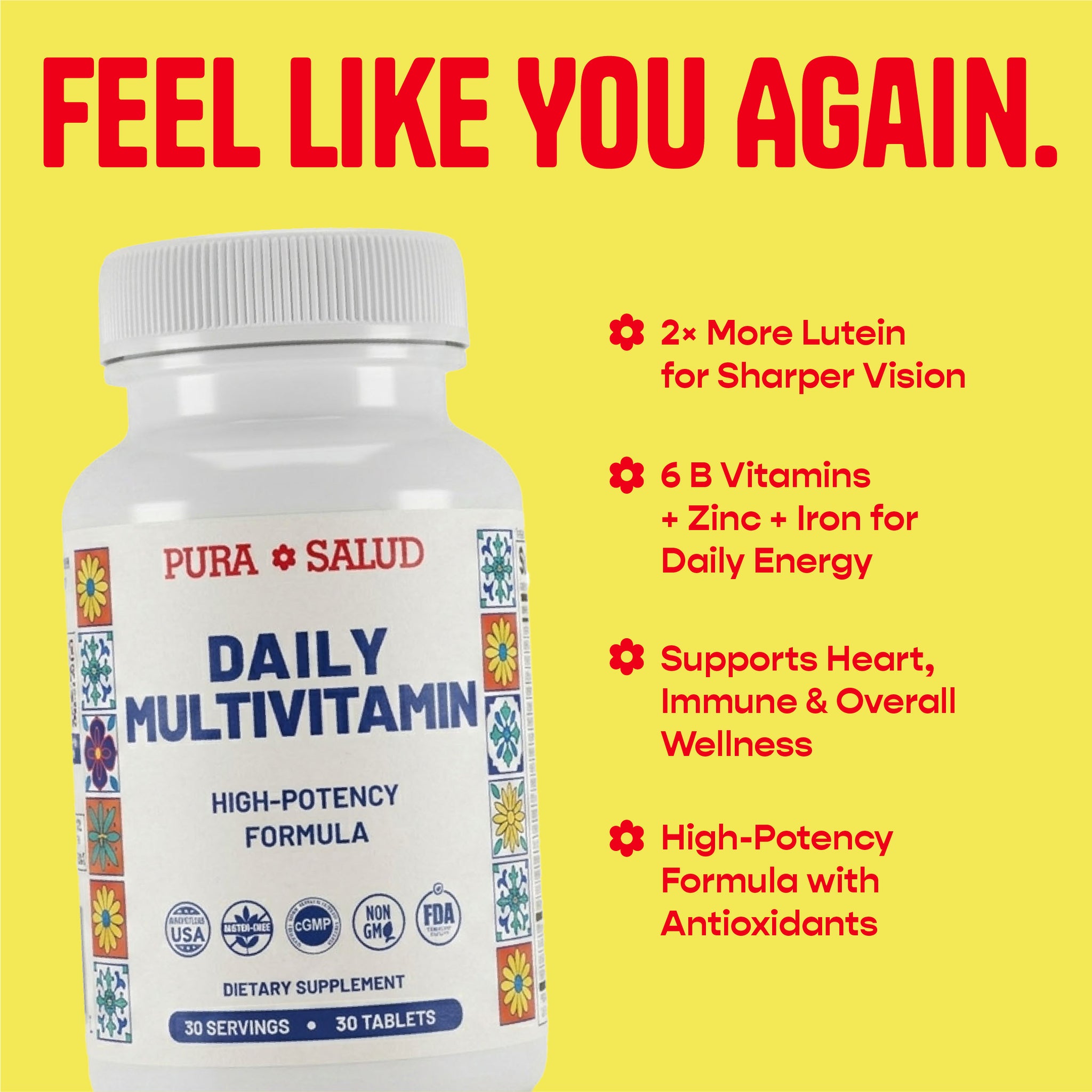 Pura Salud® Daily Multivitamin | Multivitamínico Diario