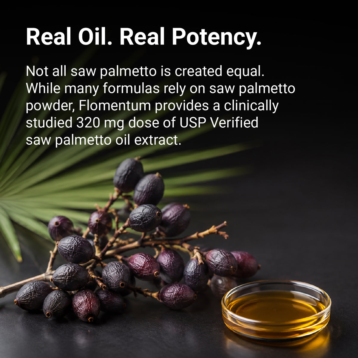 Flomentum® USP-Verified Saw Palmetto, Prostate & Urinary Flow Support Supplement