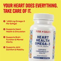 Pura Salud® Omega‑3 Heart, Brain & Body Support | Omega‑3 para el Corazón