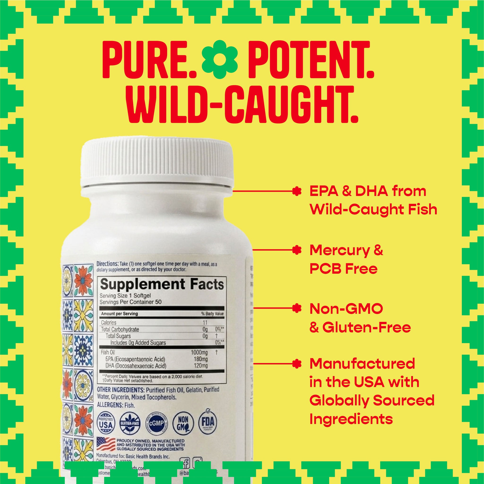 Pura Salud® Omega‑3 Heart, Brain & Body Support | Omega‑3 para el Corazón