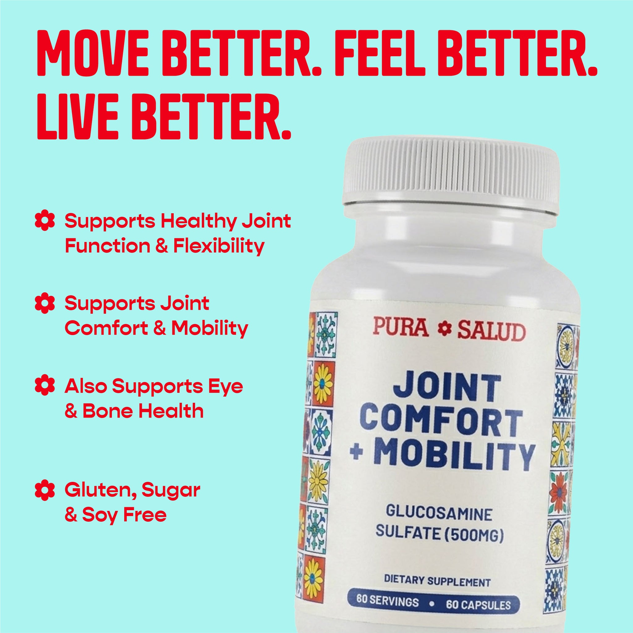 Pura Salud® Joint Comfort + Mobility | Apoyo para Articulaciones