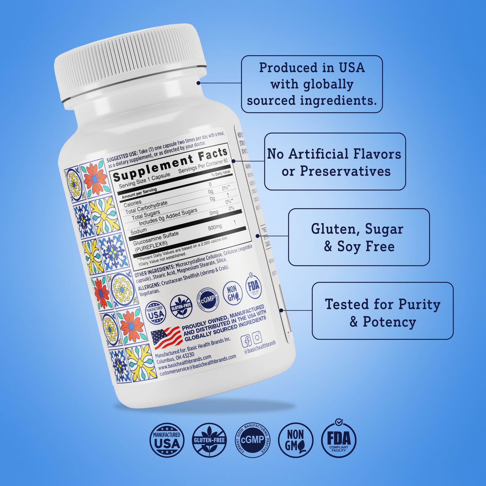 Pura Salud® Pureflex Glucosamine Sulfate