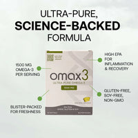Omax3® Omega 3 Fish Oil  | 750 mg