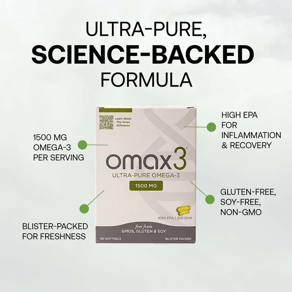 Omax3® Omega 3 Fish Oil  | 750 mg