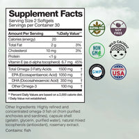 Omax3® Omega 3 Fish Oil  | 750 mg