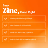 Basic Health Brands Zinc Lozenges, Orange, 100 Count