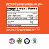 Basic Health Brands Zinc Lozenges, Orange, 100 Count