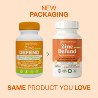 Basic Health Brands Zinc Lozenges, Orange, 100 Count