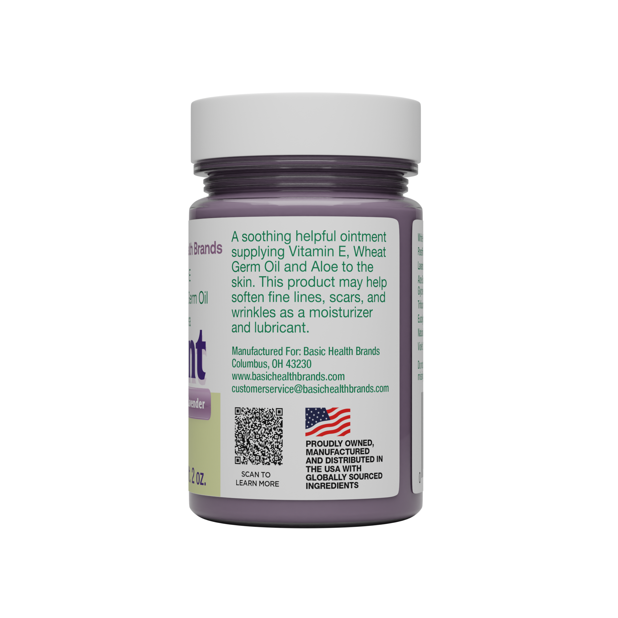 Basic Health Brands® Vitamin E Ointment, Lavender