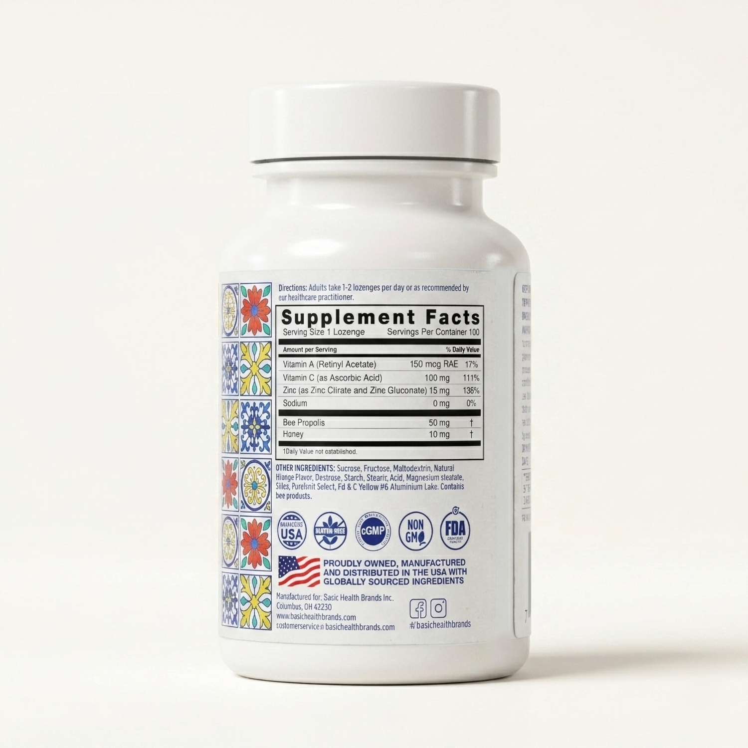 Pura Salud® Honey & Propolis Immune Lozenges | Pastillas con Miel y Propóleo