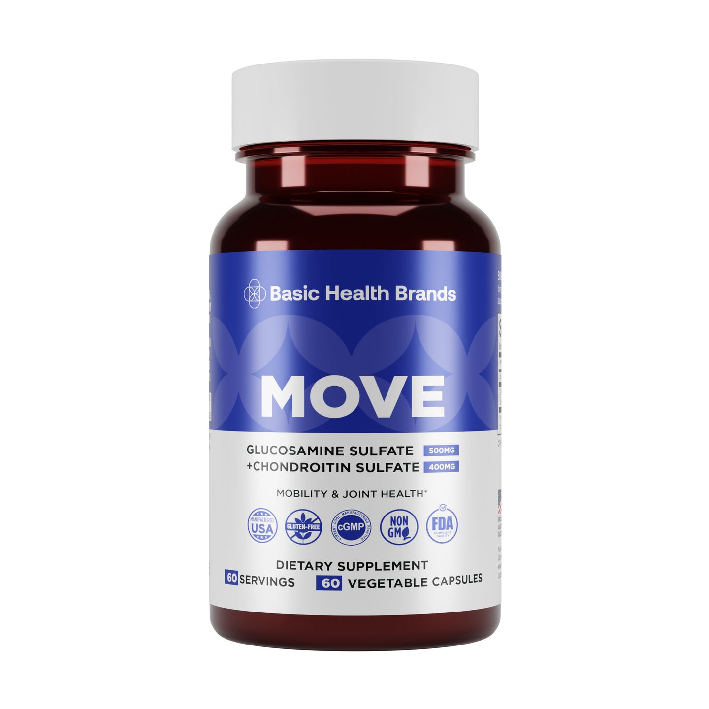 Basic Health Brands® Move Pureflex Glucosamine Chondroitin