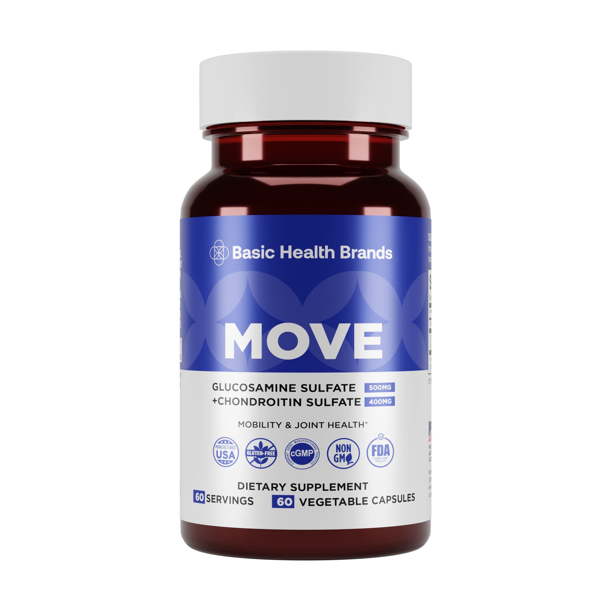 Basic Health Brands® Move Pureflex Glucosamine Chondroitin