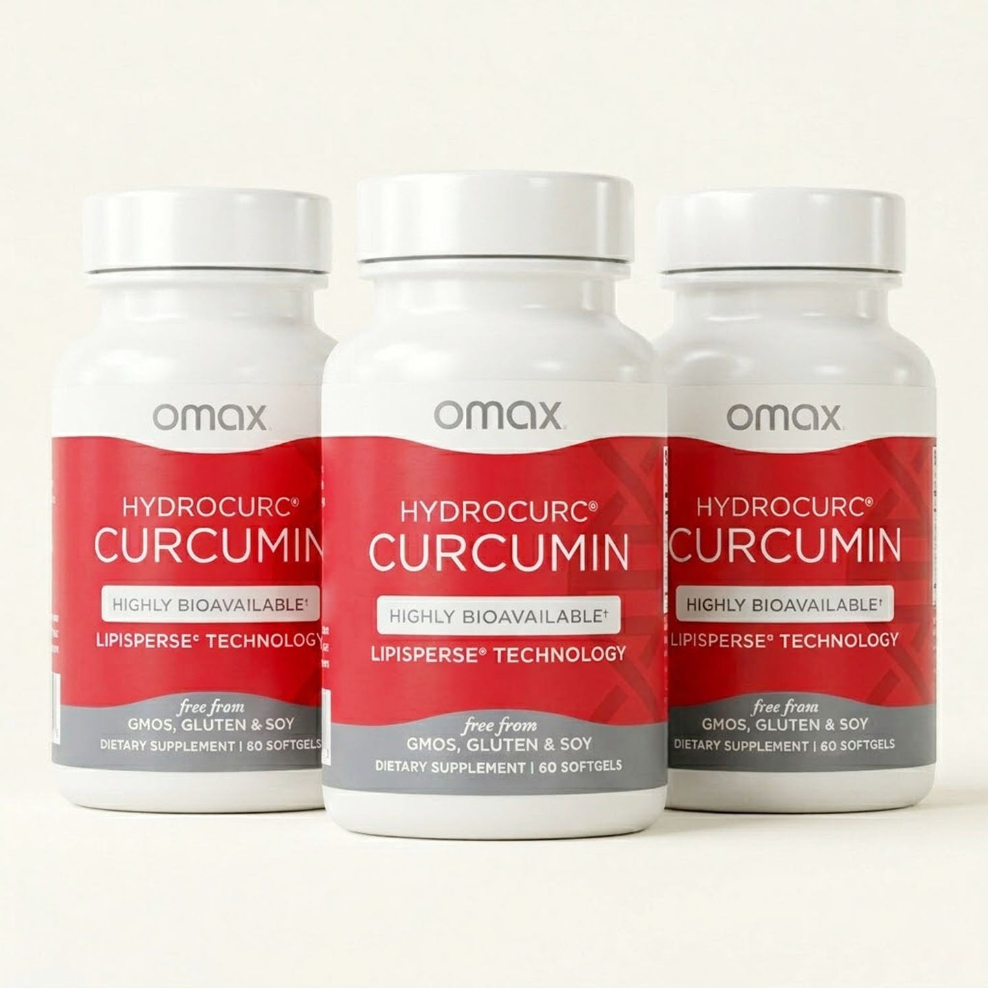 3 Pack Omax® HydroCurc Curcumin