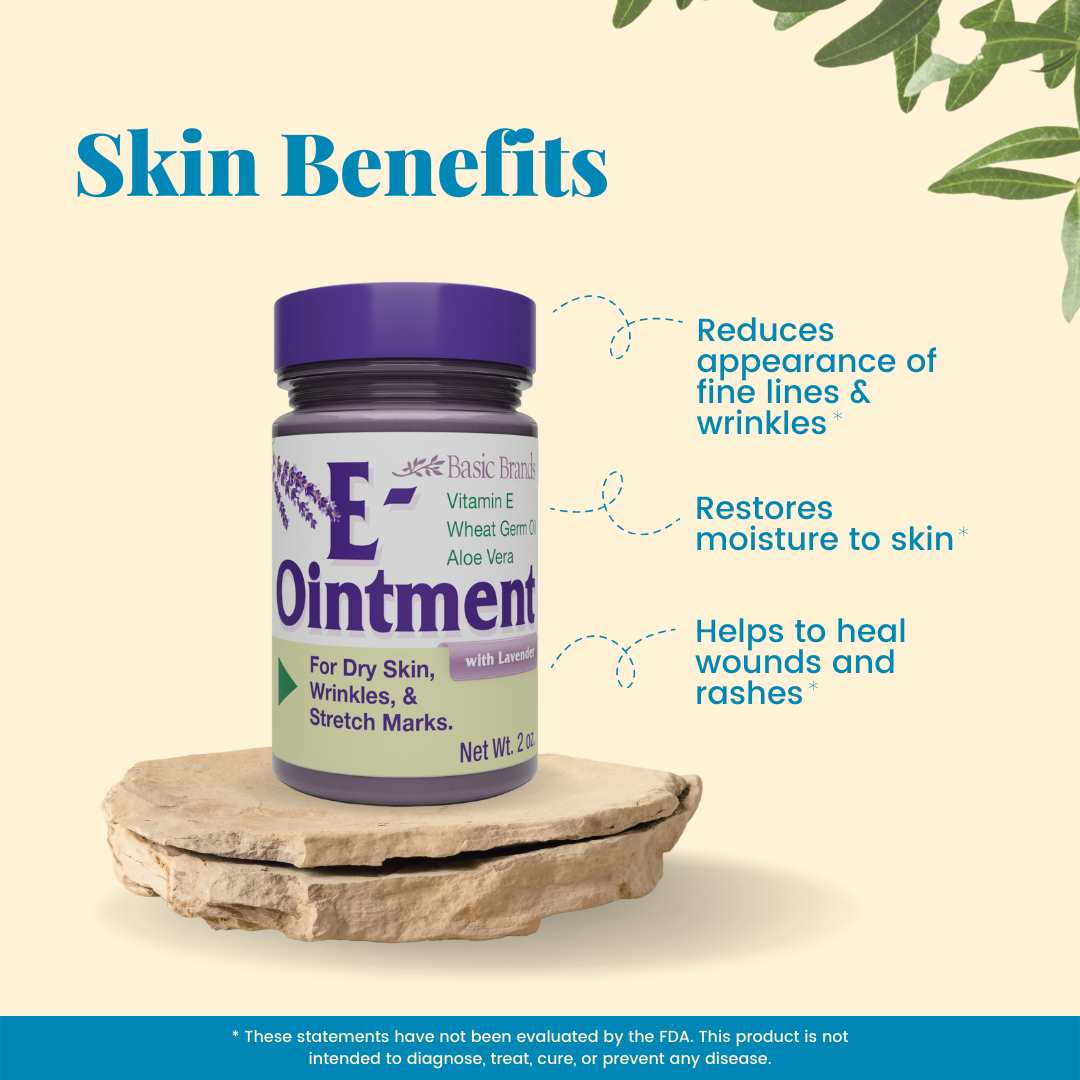 Basic Brands Vitamin E Ointment, Lavender