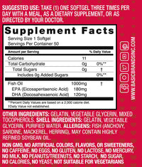 Basic Brands Smart Heart Omega-3 Fish Oil, 1000 mg